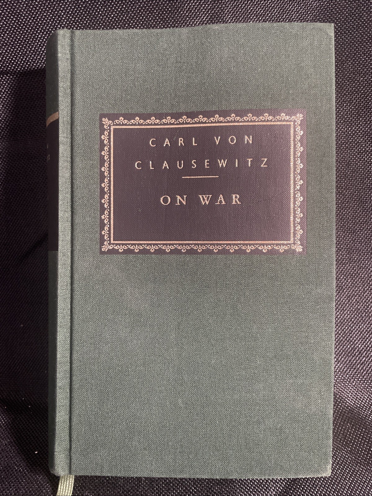 On War by Carl von Clausewitz HC First Thus Very Good 1993 (JL)