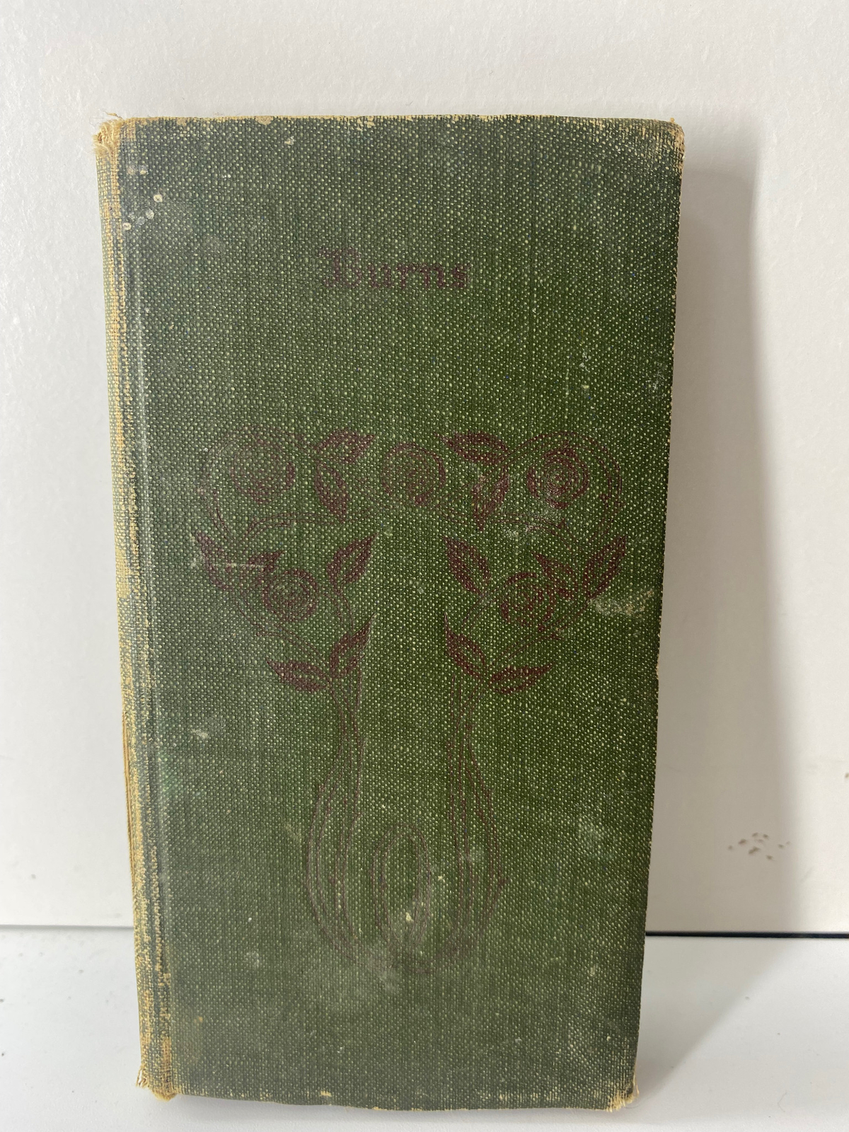 Robert Burns Selected Poems 1910 Vintage Hardcover Poetry Book Cloth Bound