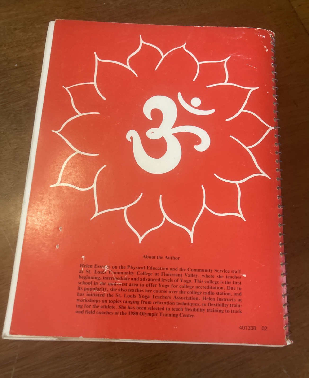 Flexibility and health through yoga by Helen Esser 1978 Spiral Bound Classic