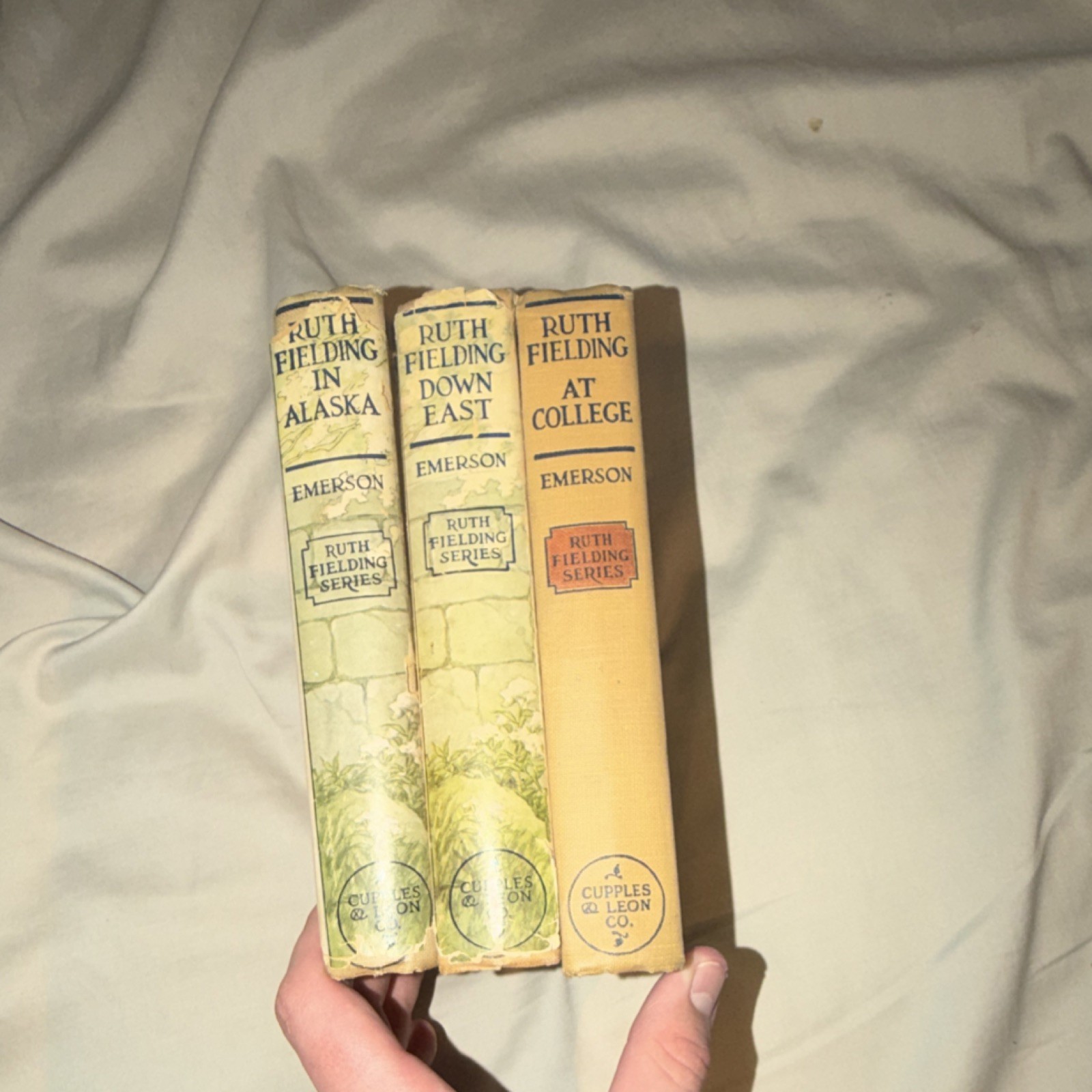 Alice B. Emerson Ruth Fielding Lot 3 Hardcover: College, Down East, Alaska
