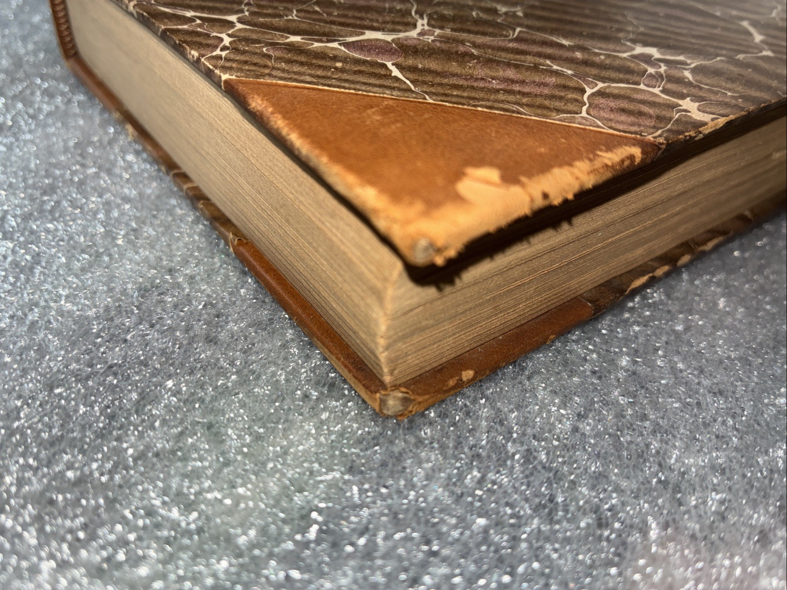 Deerslayer James F. Cooper Fine Binding Leather Marbled Leatherstocking book
