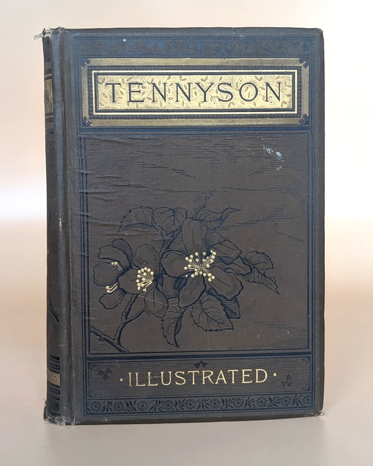 Antique Alfred Lord Tennyson Complete Poetical Works c1889 Illustrated