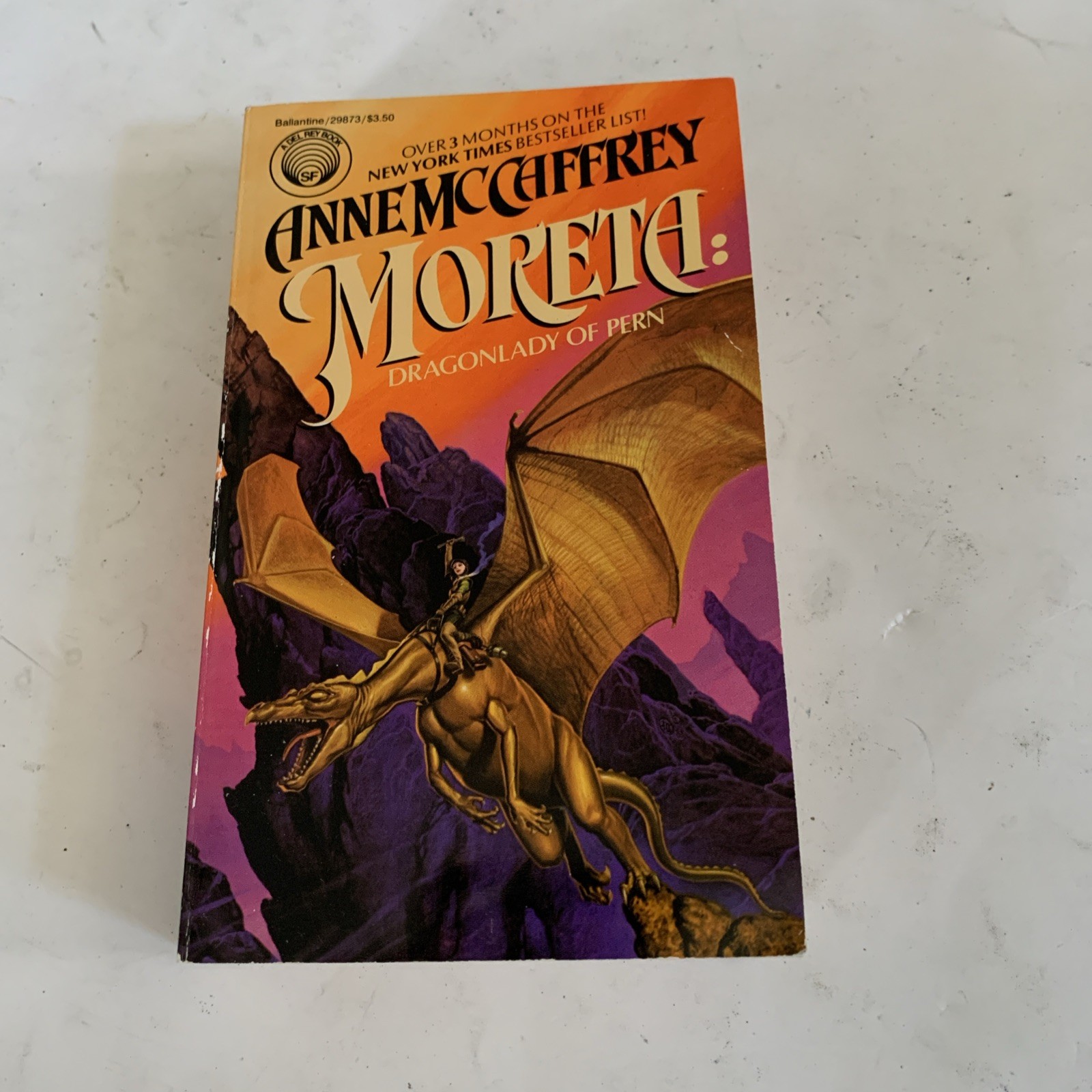 Moreta: Dragonlady Of Pern Anne McCaffrey 1984 Paperback First Ballantine Ed