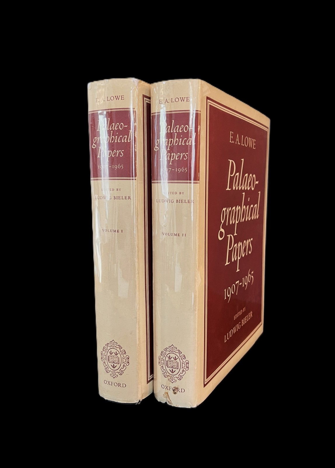 Palaeographical Papers 1907-1965 E.A. LOWE. 2 Vols Illustrated.