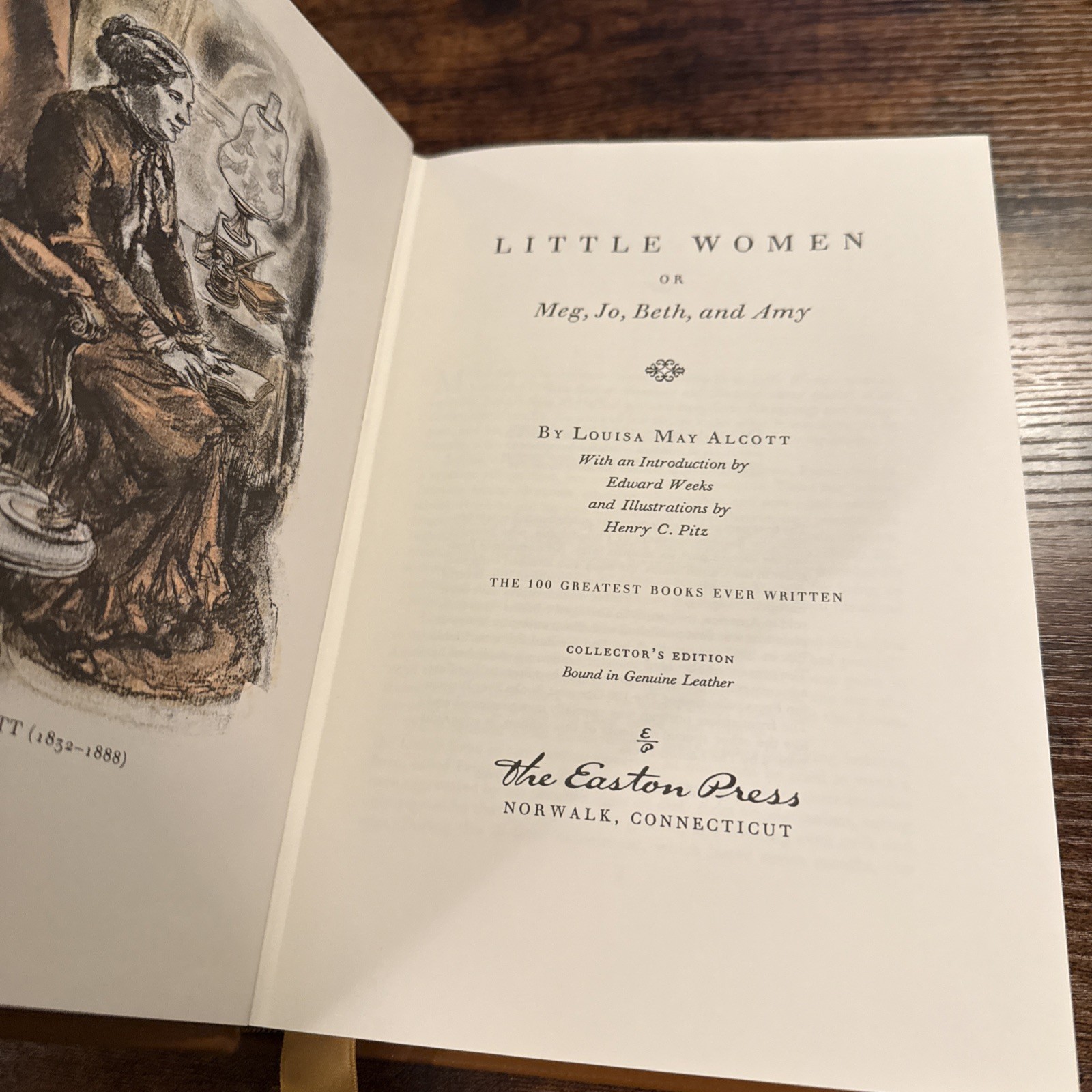 Easton Press Little Women by Louisa May Alcott 1976 100 Greatest Books