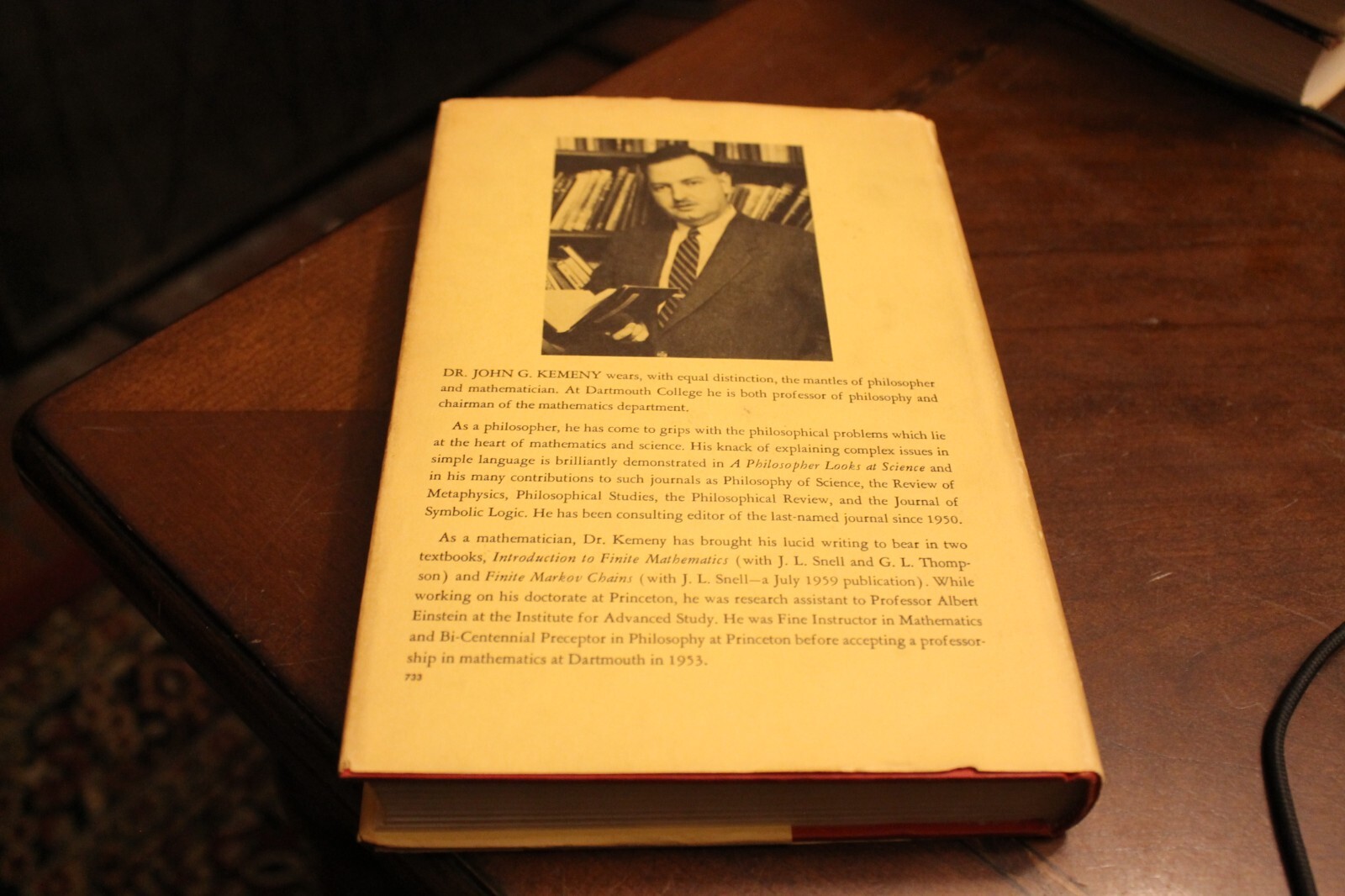 A Philosopher Looks at Science ~ John Kemeny ~ 1959 van Nostrand HCDJ