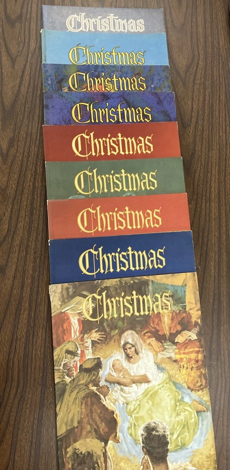 Lot of 9 An American Annual of Christmas Literature & Art (1970-81) Augsburg