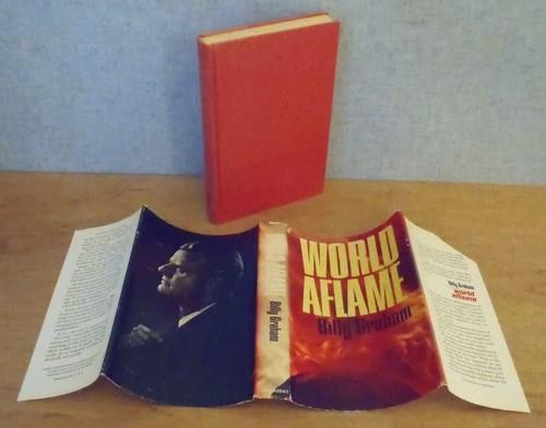 WORLD AFLAME by Billy Graham 1965 True First Edition HBDJ F/VG Gift Quality