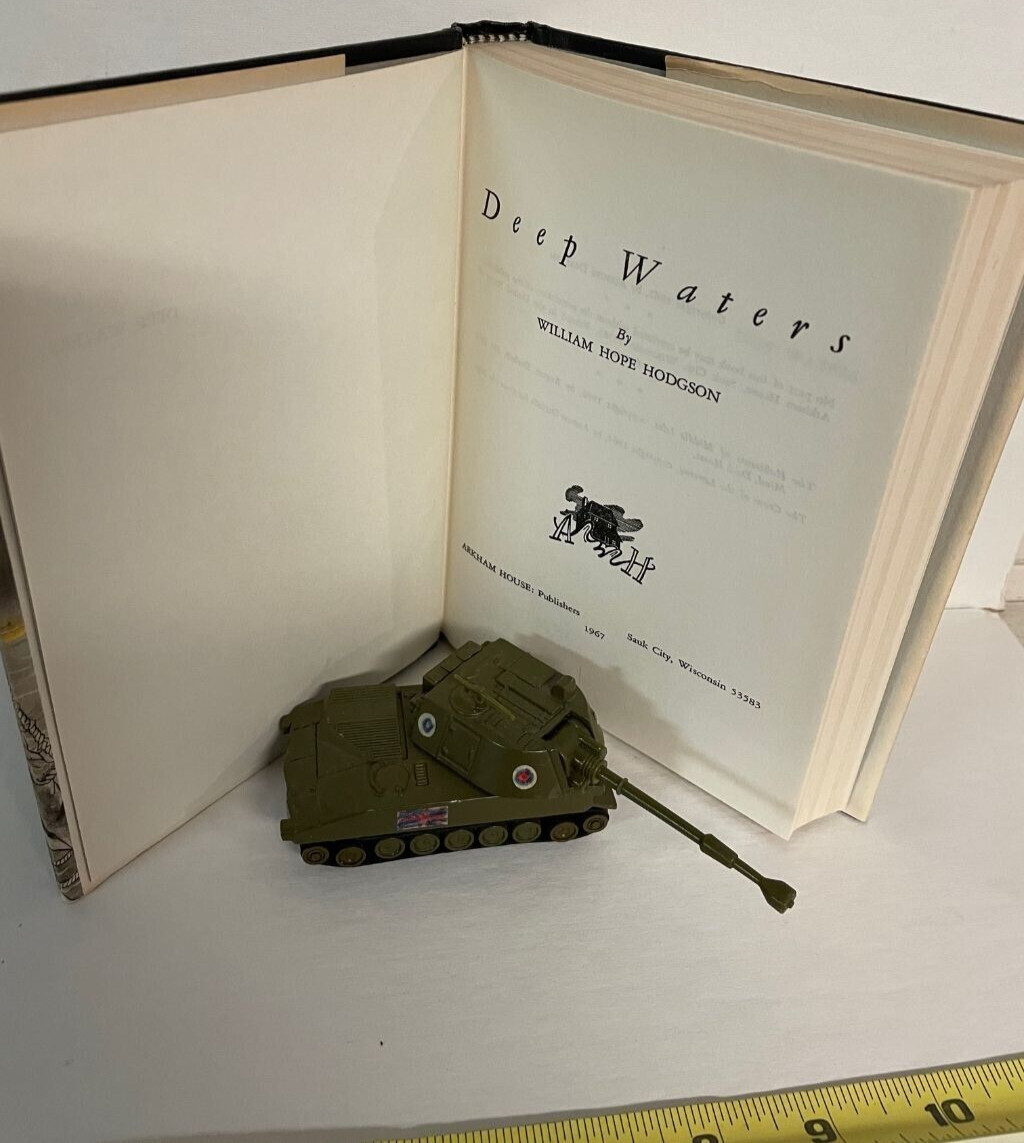 Deep Waters by William Hope Hodgson, Arkham House First Edition First Printing