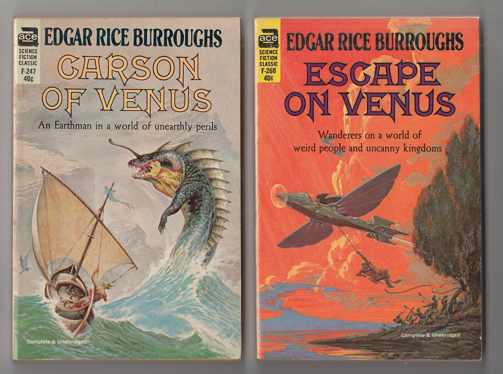 CARSON OF VENUS (#3)/ESCAPE ON VENUS (#4) (Edgar Rice Burroughs/Carson Napier)