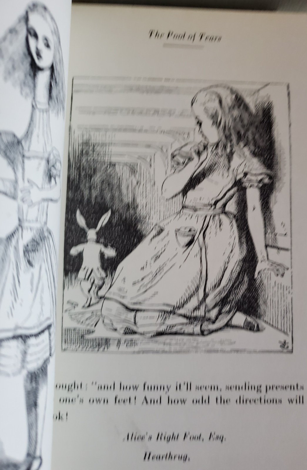 VINTAGE SET OF 2 BOOKS “ALICE’S ADVENTURES IN WONDERLAND”. CENTENNIAL EDIT. NEW.