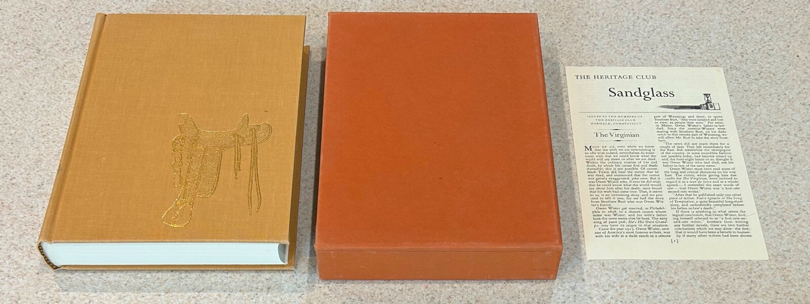 HERITAGE PRESS — Owen Wister — The Virginian — 1979 Hardcover In Slipcase