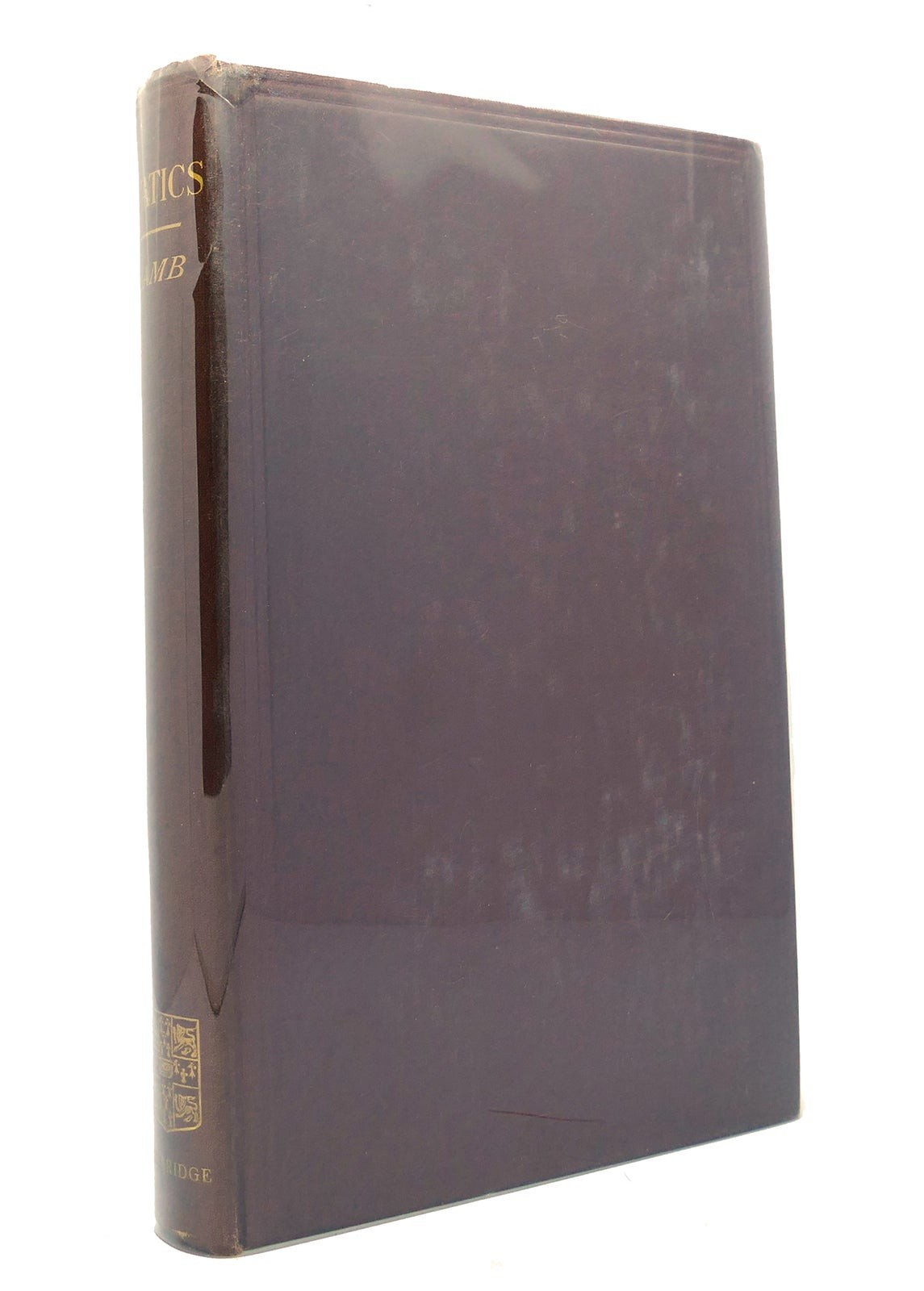 Horace Lamb STATICS 3rd Edition