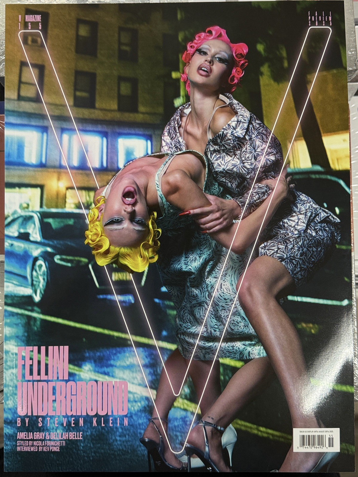 V MAGAZINE-ISSUE 155-FALL PREVIEW 2025-AMELIA GRAY & DELILAH BELLE-Brand New