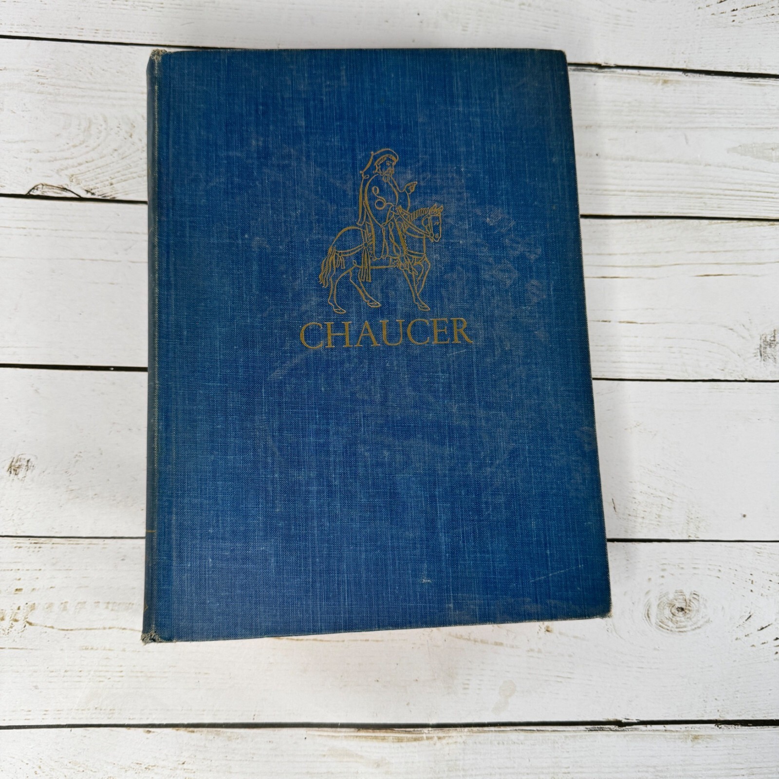 The Works Of Geoffrey Chaucer 1957 Second Edition Hardcover By Houghton Mifflin