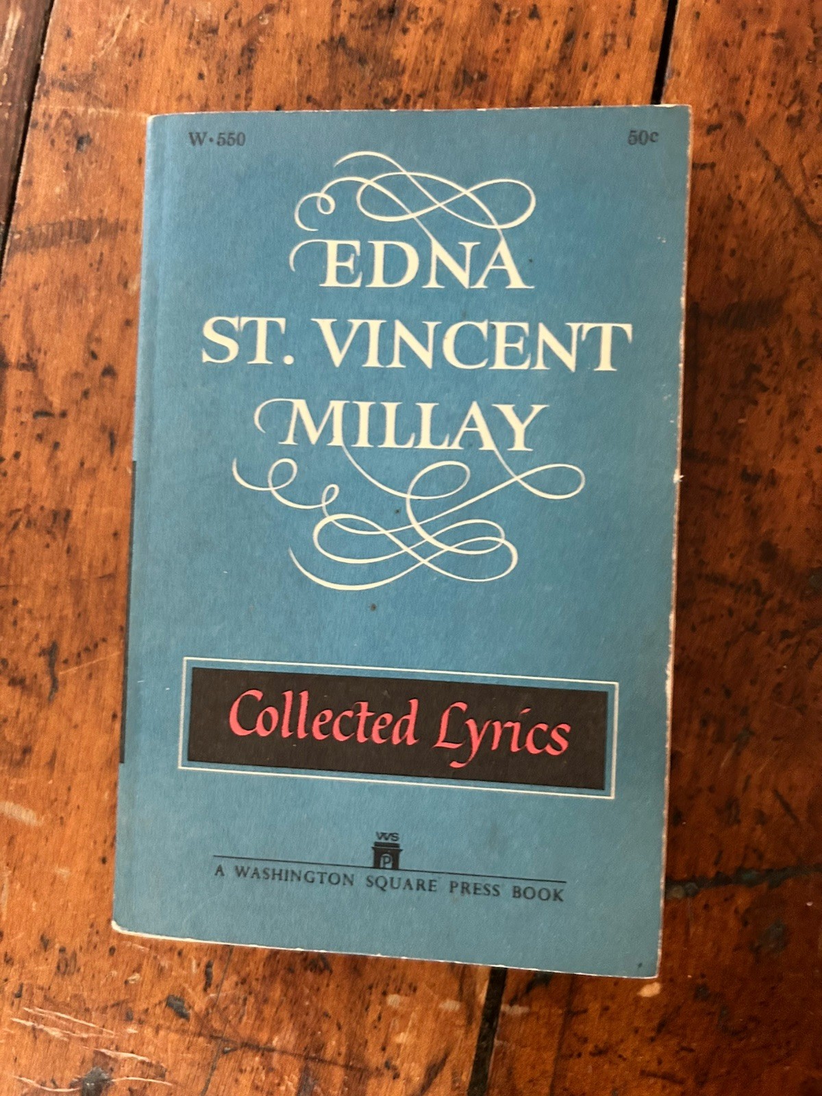 Edna St. Vincent Millay Collected Lyrics Washington Square Press PB 1959
