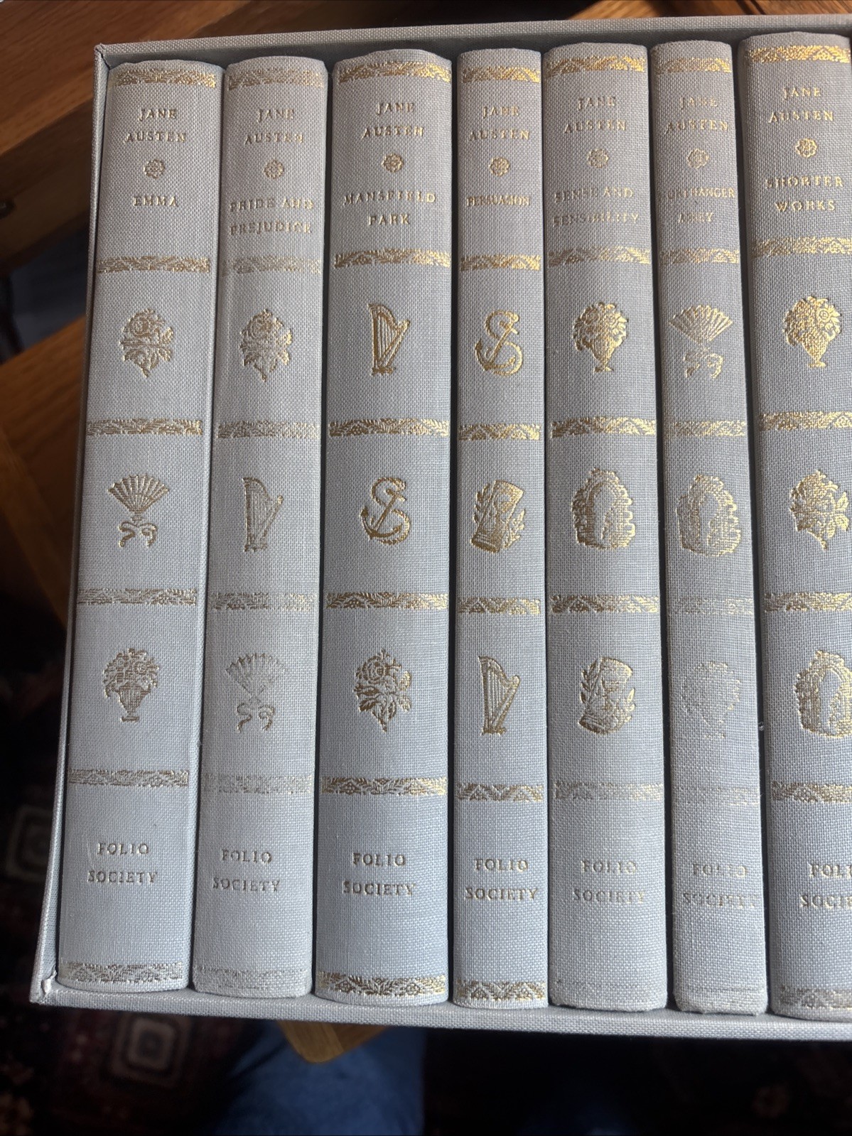 Jane Austen Folio Society Complete 7 Vol Set W/ Case 1975 5th Imp.