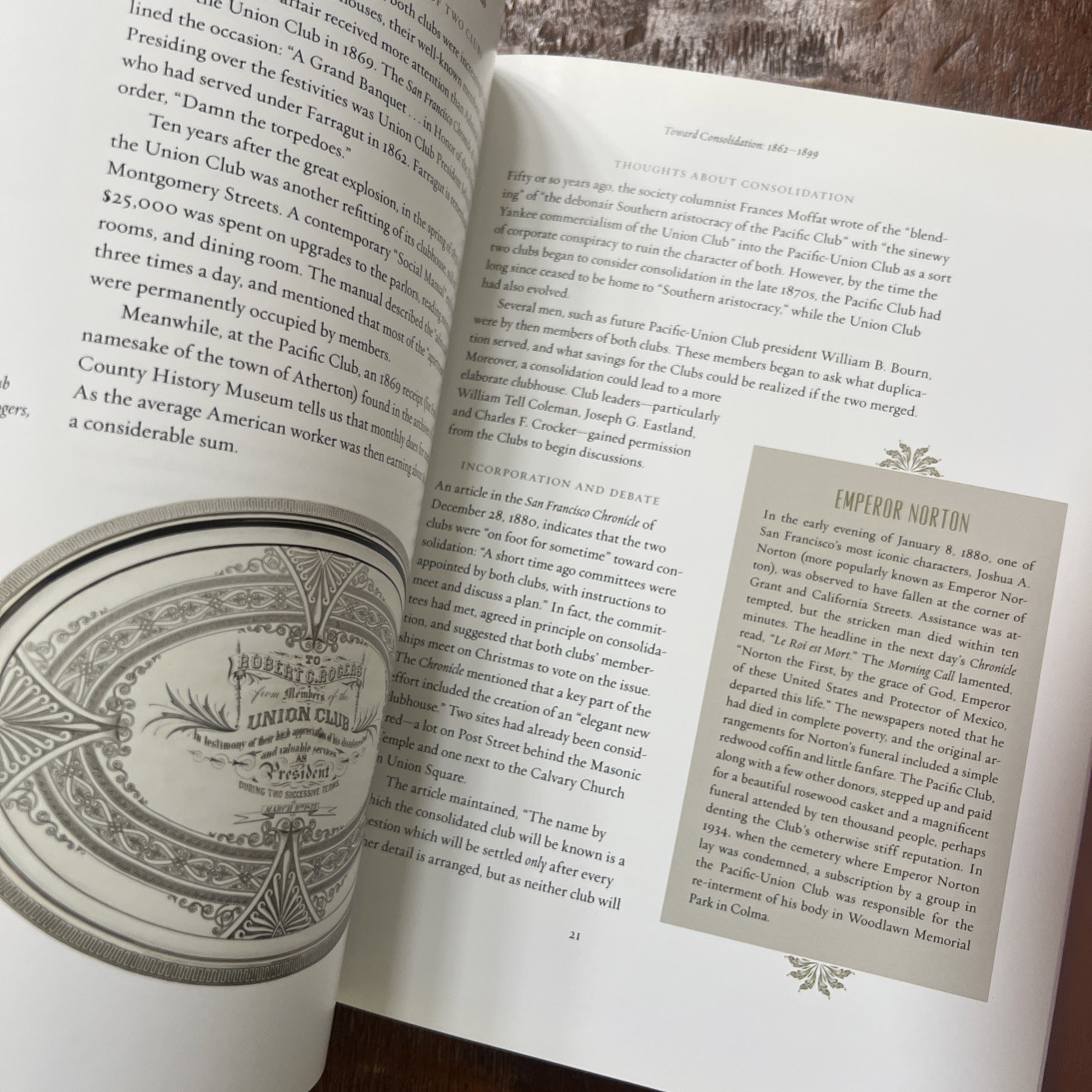 “The Pacific-Union Club: A History, 1852-2017” Patrick J. Gilligan et al. (2018)