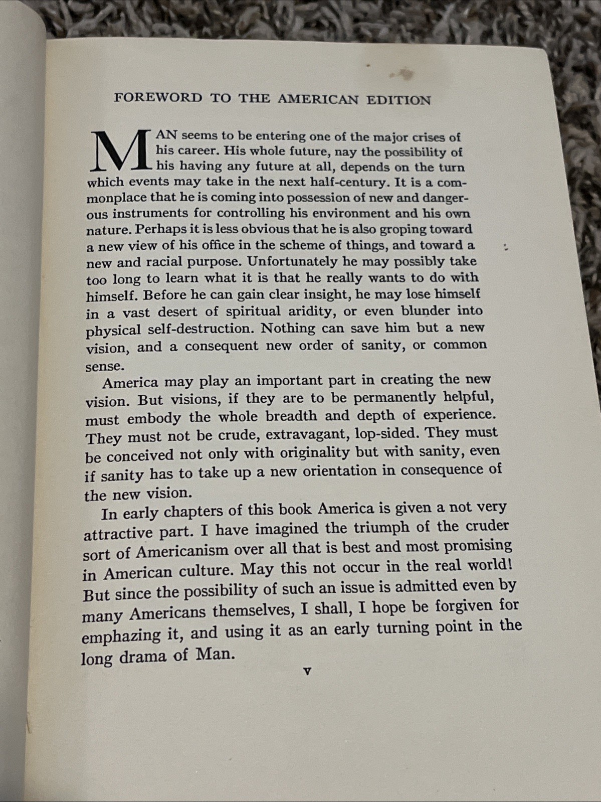Olaf Stapledon *RARE* Last and First Men Book – 1931 – 1st Amer. Edition – No DJ