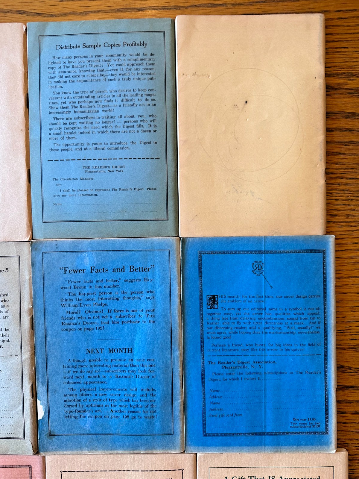 1927 Readers Digest Complete Year Jan – Dec 1927 (#57-68) in Excellent Condition