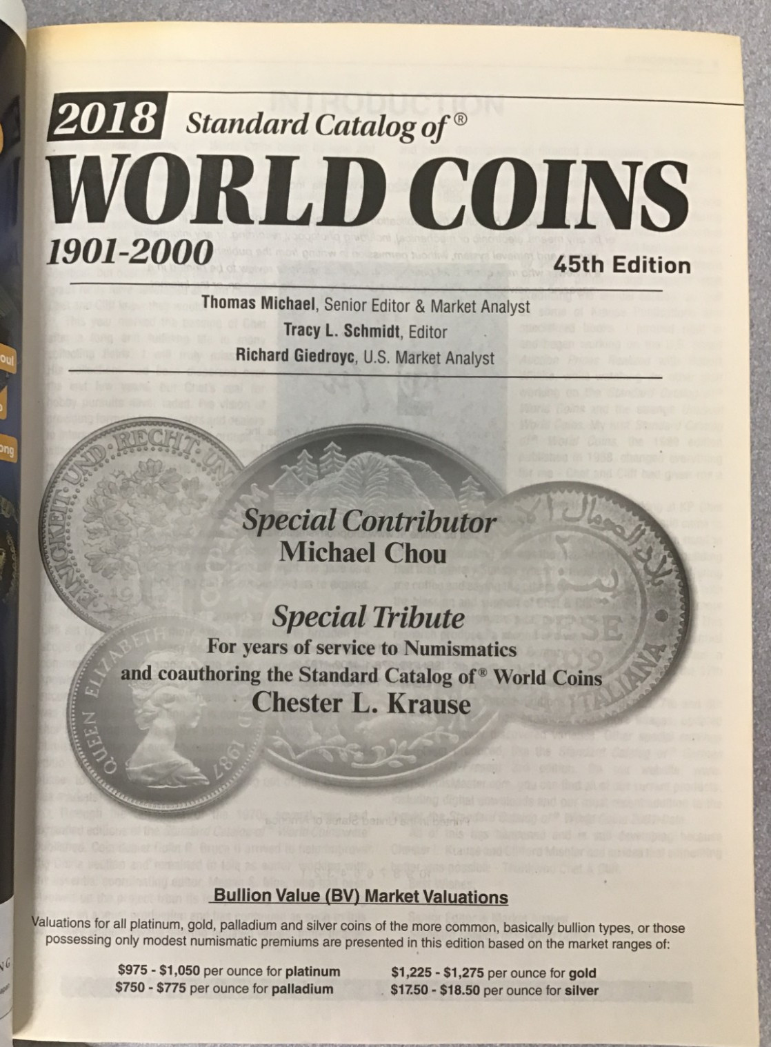 2018 Standard Catalog of World Coins 1901-2000 45th Edition