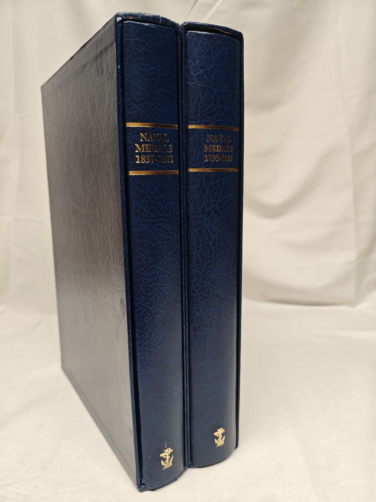 Naval Medals 1793-1856 & 1857-1880 Douglas-Morris 2 Vol Set 1st Ed Militaria