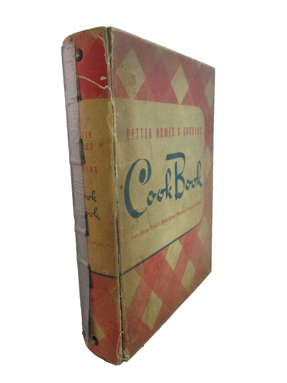 Vtg 1941 Better Homes & Gardens Cook Book HC 5-Ring Spiral 3rd Printing (G)