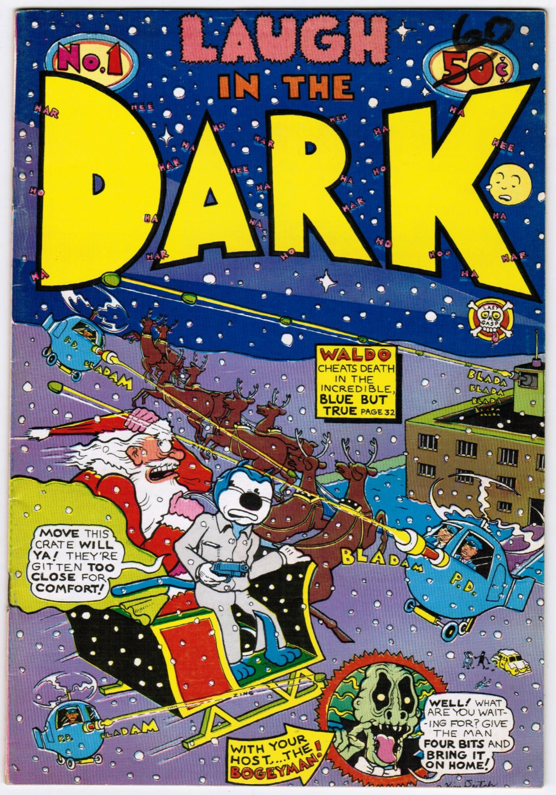 LAST GASP: LAUGH IN THE DARK, FIRST PRINTING 1971, VERY FINE.