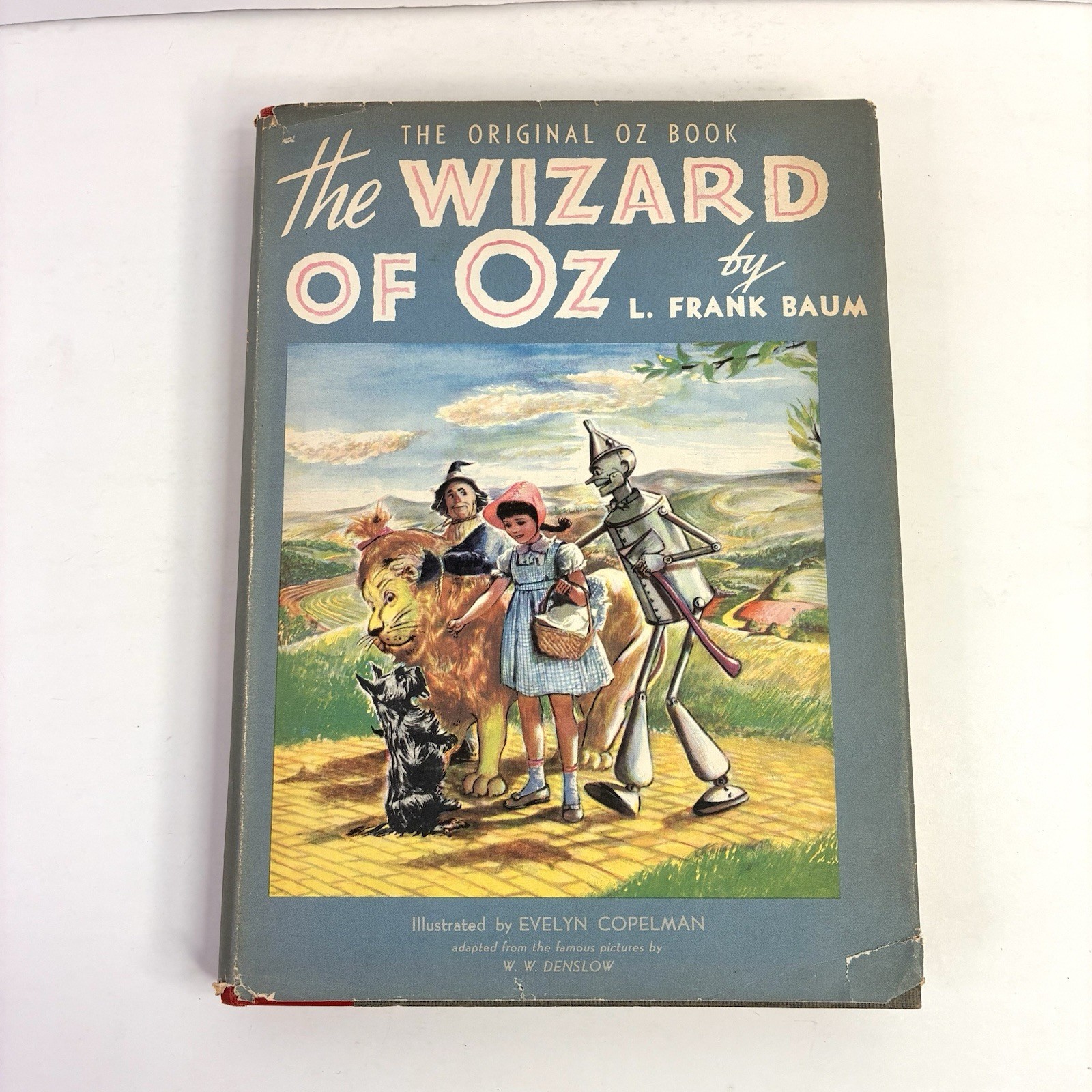 The New Wizard of Oz by L Frank Baum (1944) Vintage Hardcover Color Illustration