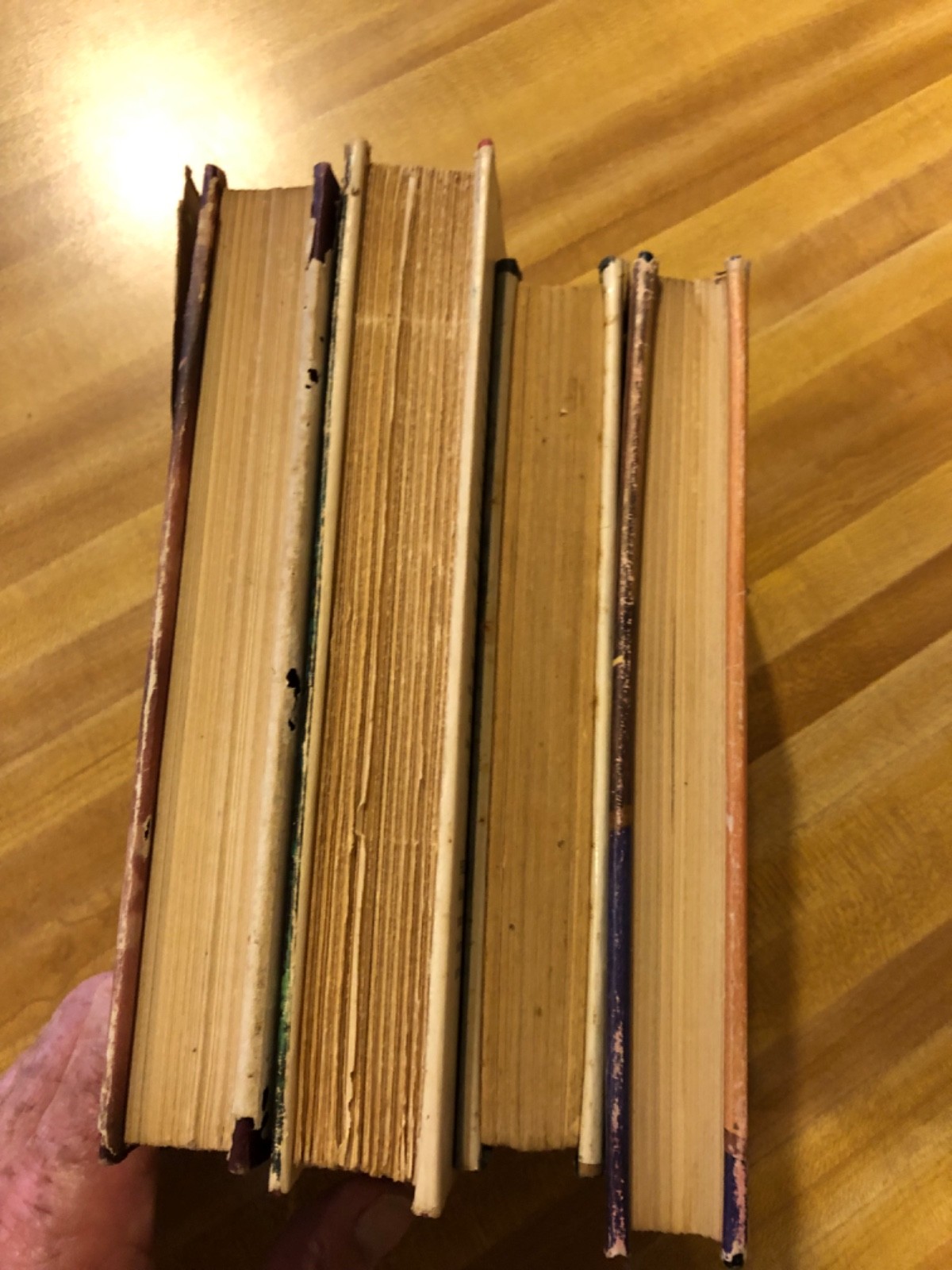 Lot of 4 Vintage Books Various Authors 1 ExLibrary Decor