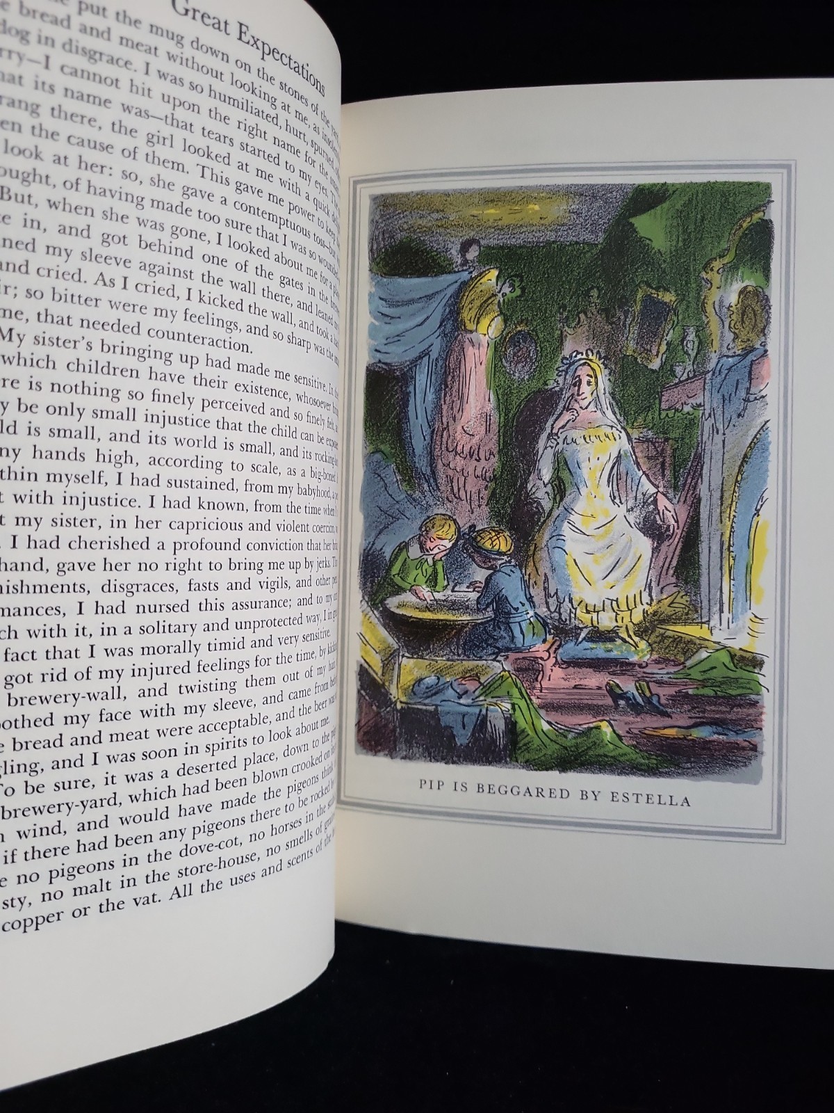 Great Expectations by Charles Dickens, Heritage Press, HC Illustrated slipcase