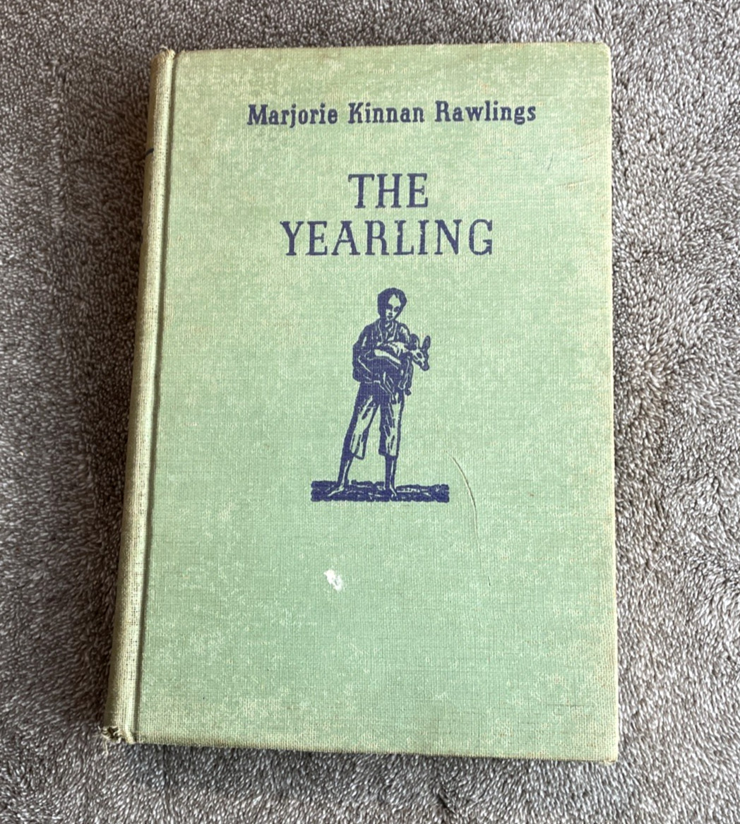 Vintage 1938 The Yearling by Marjorie Kinnan Rawlings First Edition HC Book