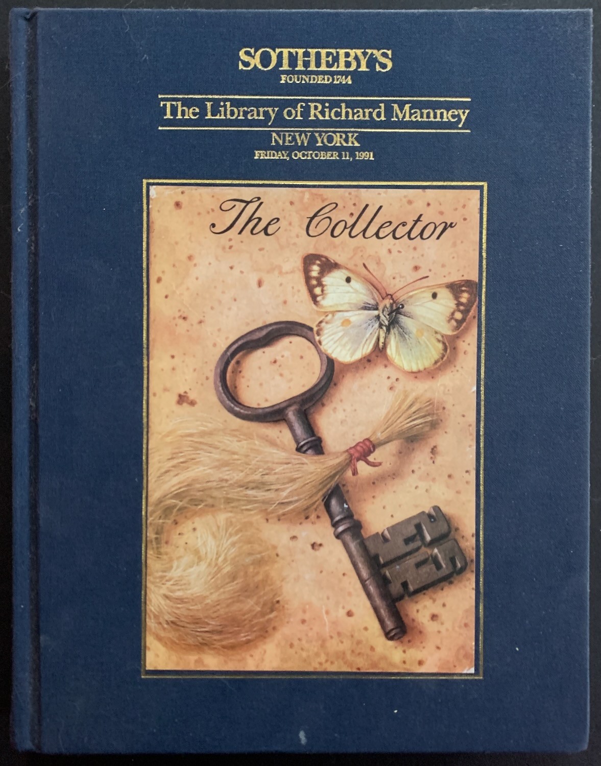 Rare Books & Manuscript Richard Manney Collection Sotheby’s 1991 Auction Catalog
