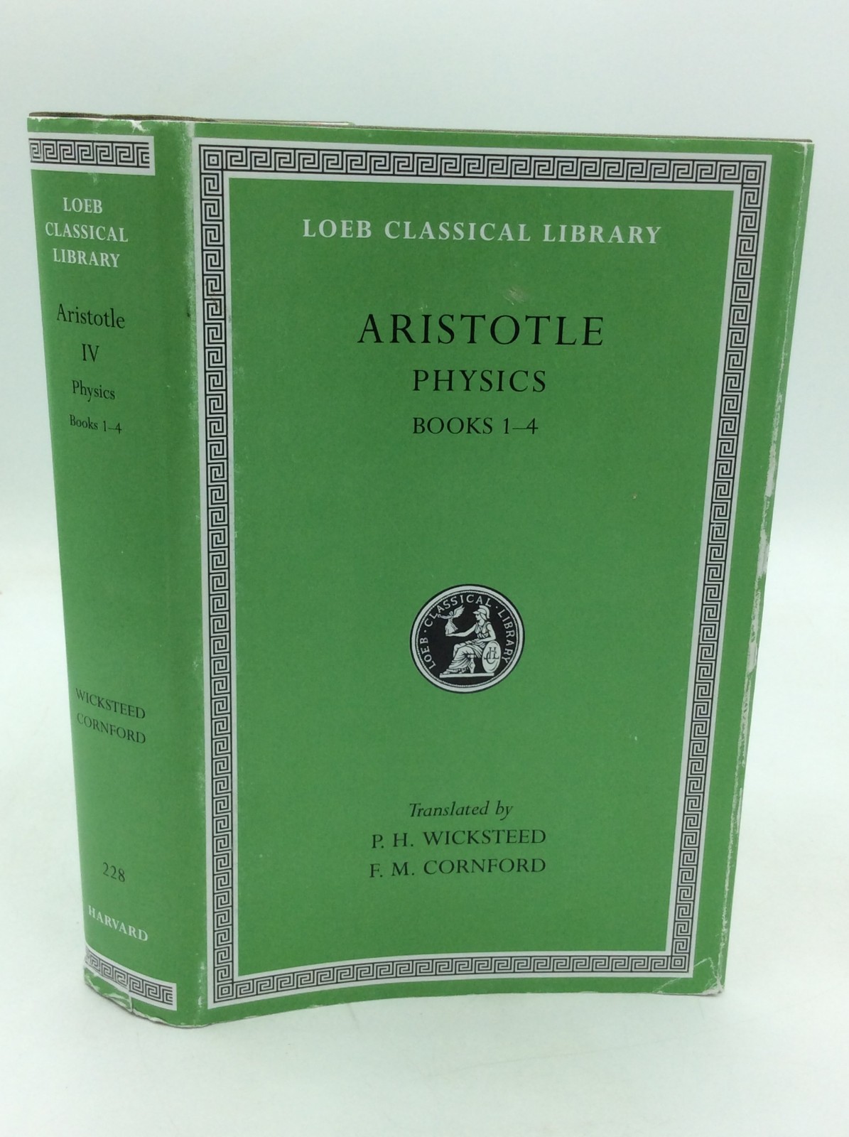 ARISTOTLE: THE PHYSICS, Books I-IV – ca 2000s – LOEB CLASSICS – Greek/English
