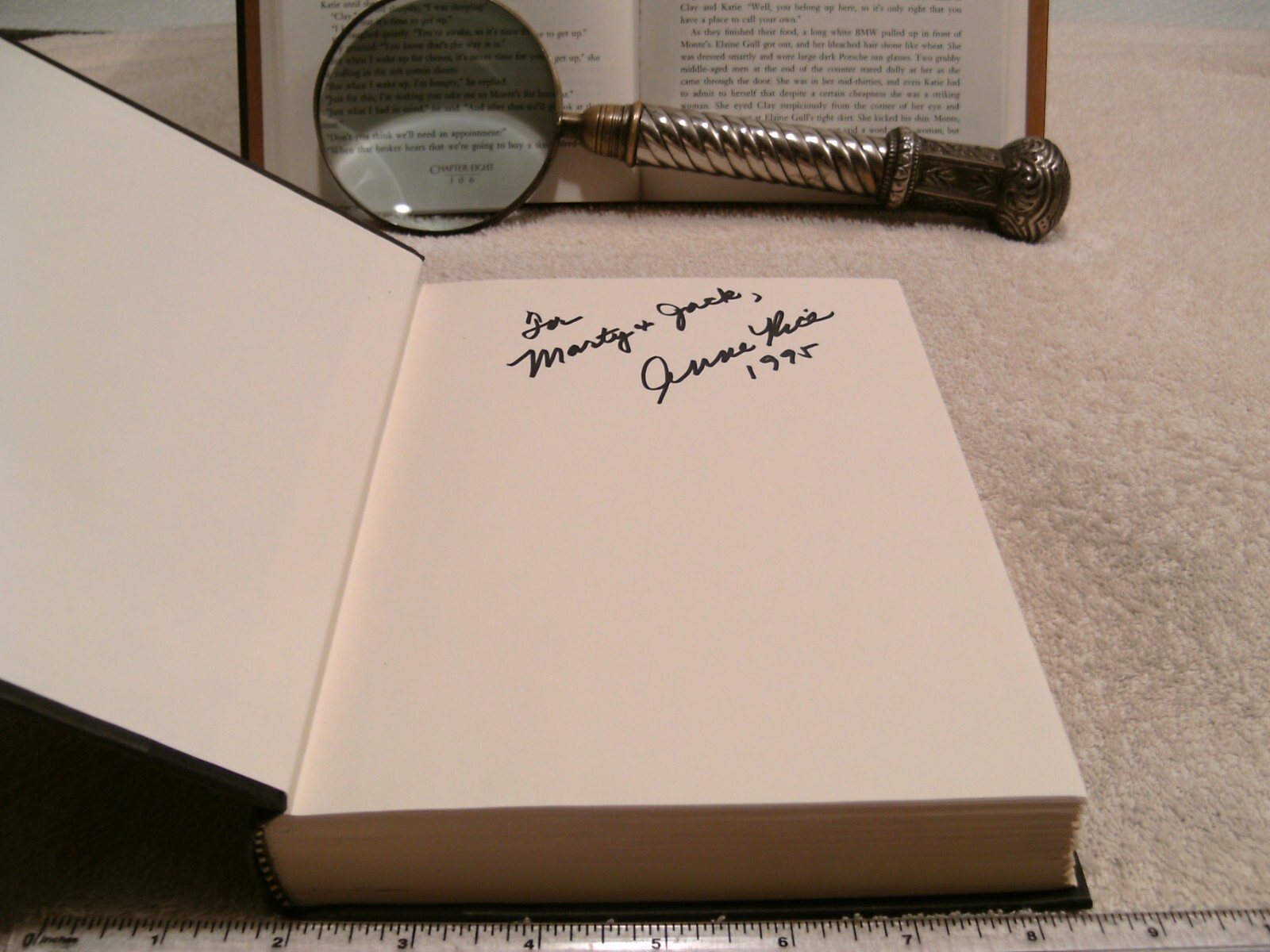 Anne Rice *MEMNOCH THE DEVIL* Inscribed/Signed HC/DJ 1st Edition – 1st Printing