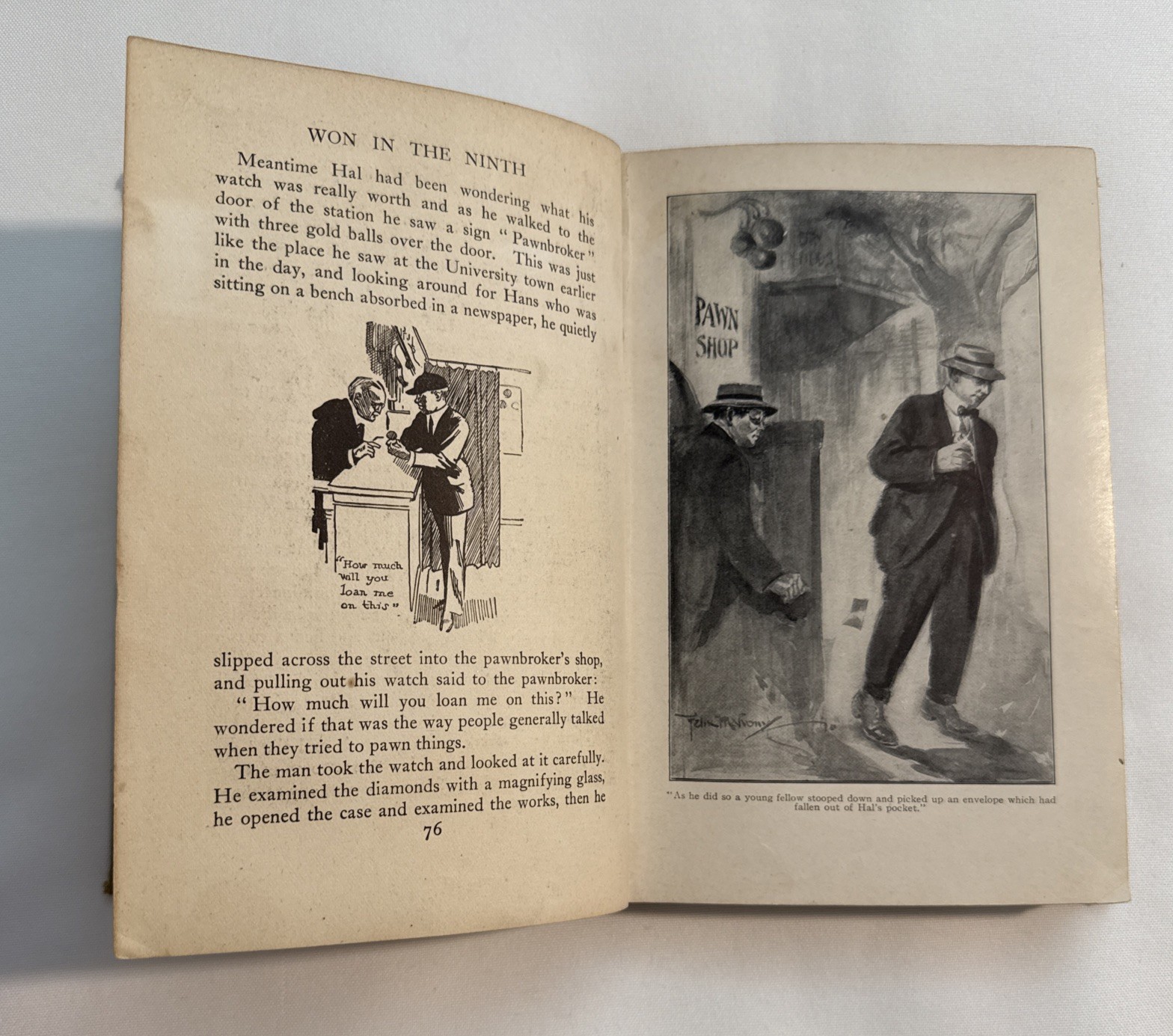 Vtg-WON IN THE NINTH by Christy Mathewson 1910 1st Edition-HC Book-PAGES MISSING