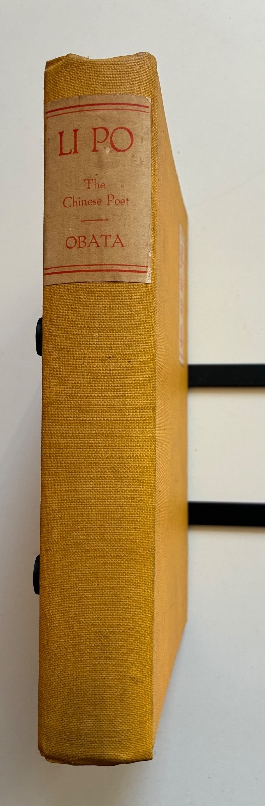 ANTIQUE -The Works of Li Po- Chinese Poet; 1923 1st ed. 2nd pr – Dutton; HB, VG