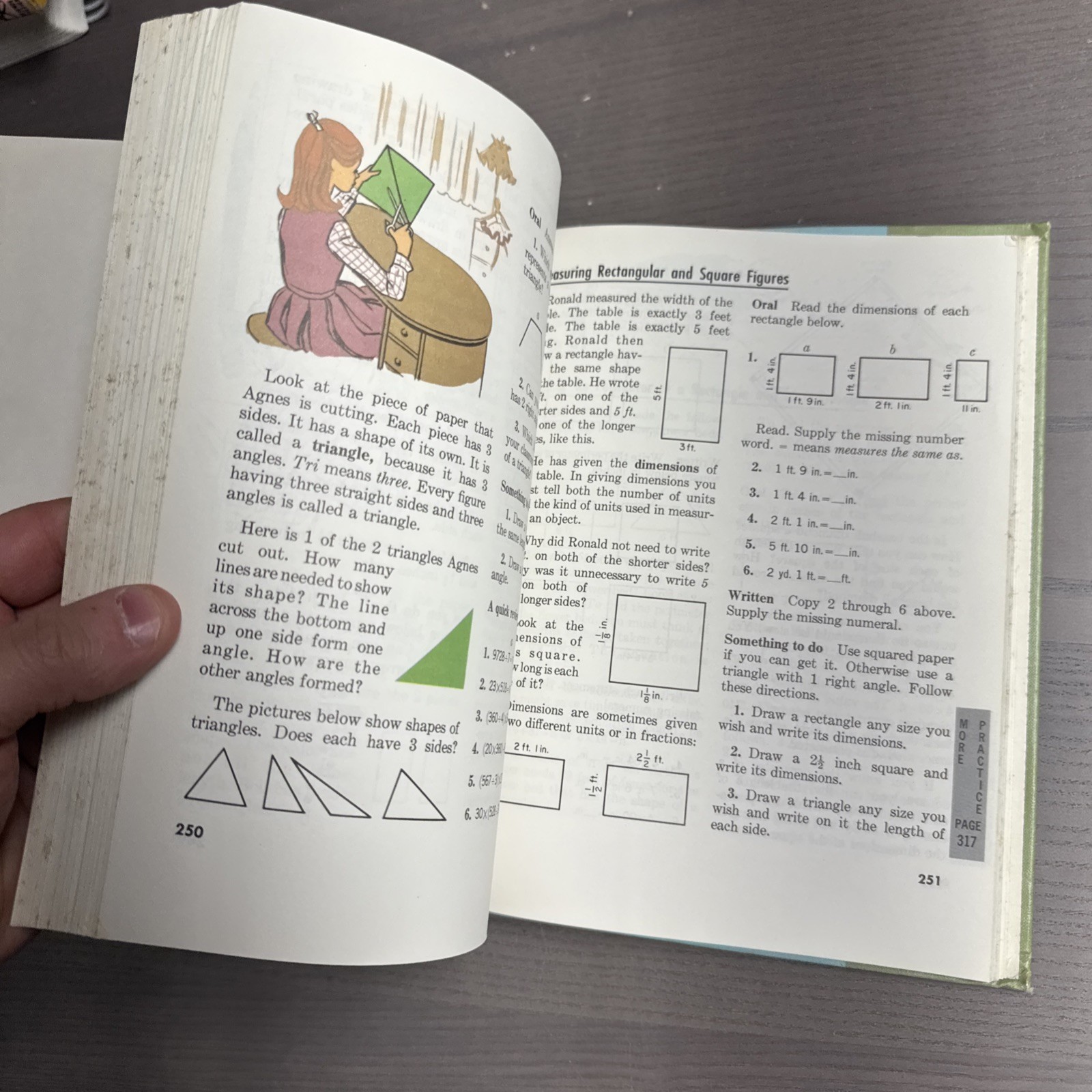 Vintage 4th Grade HC Arithmetic Math Book 1965