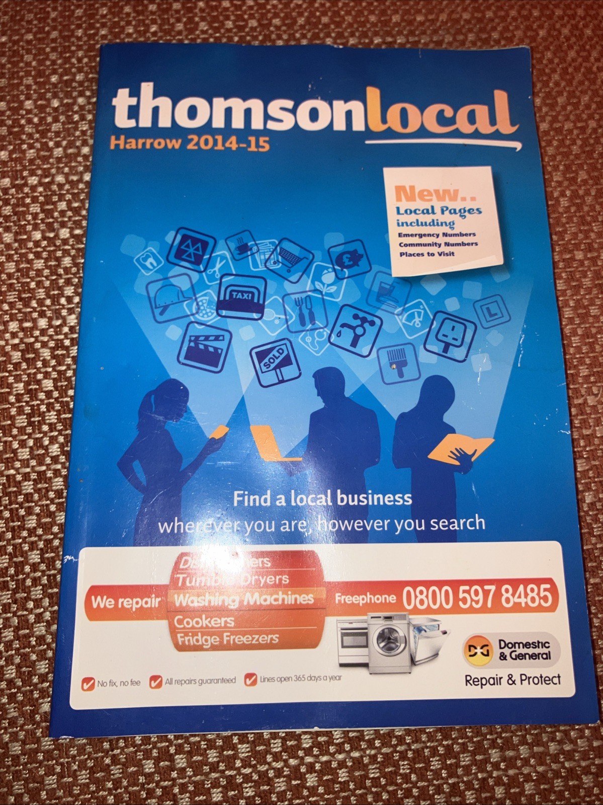 2014/2015 LB of Harrow, Middlesex Thomson Local Telephone Directory