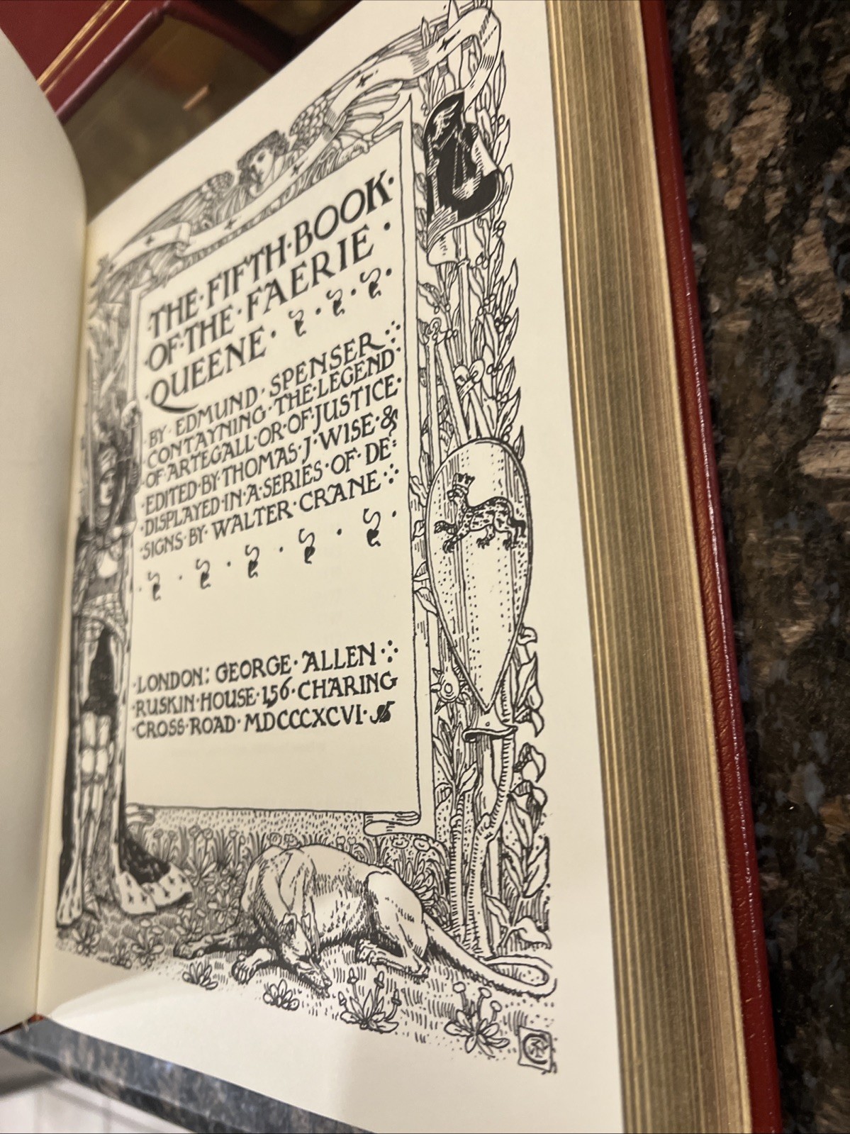 The Faerie Queene Edmund Spenser Easton Press 3 Volume Set
