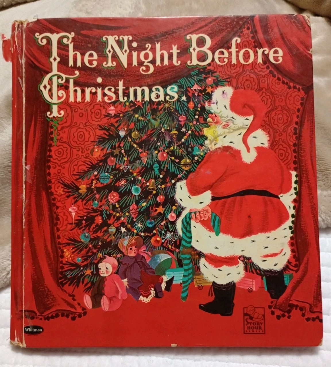 The Night Before Christmas Whitman Story Hour Clement Moore C. Barnes 1960 USA
