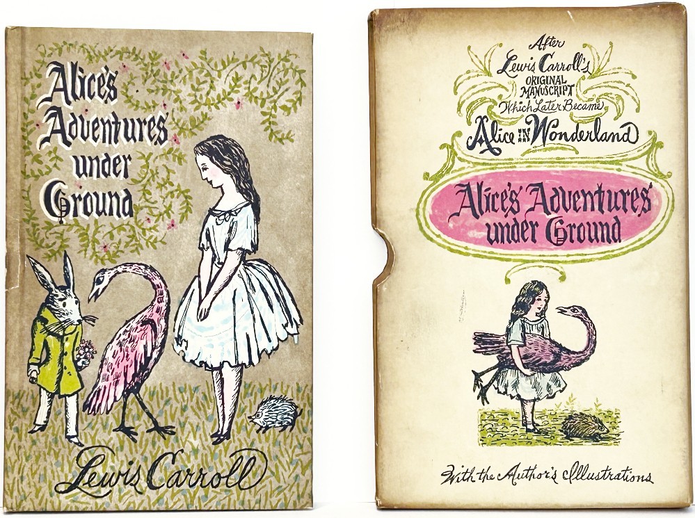 mcm ALICE IN WONDERLAND Rare ADVENTURES UNDERGROUND Illustrated by LEWIS CARROLL