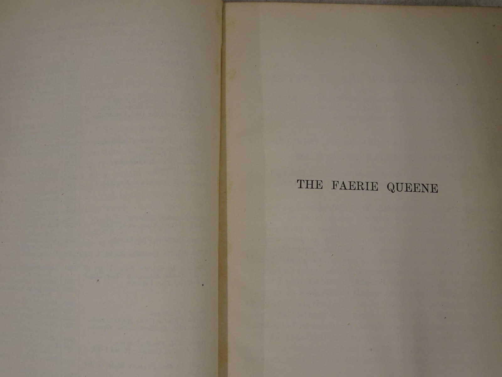Edmund Spenser’s The Faerie Queene Book 1 1908 MacMillan w Introduction & Notes