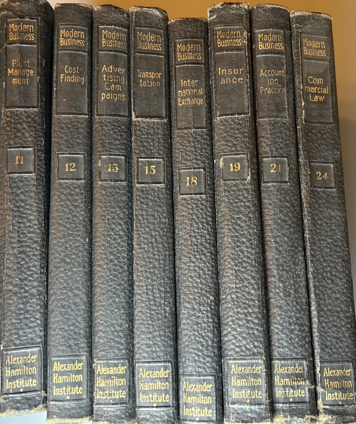 VTG Lot of 8 Modern Business Alexander Hamilton Institute Various Books 1924