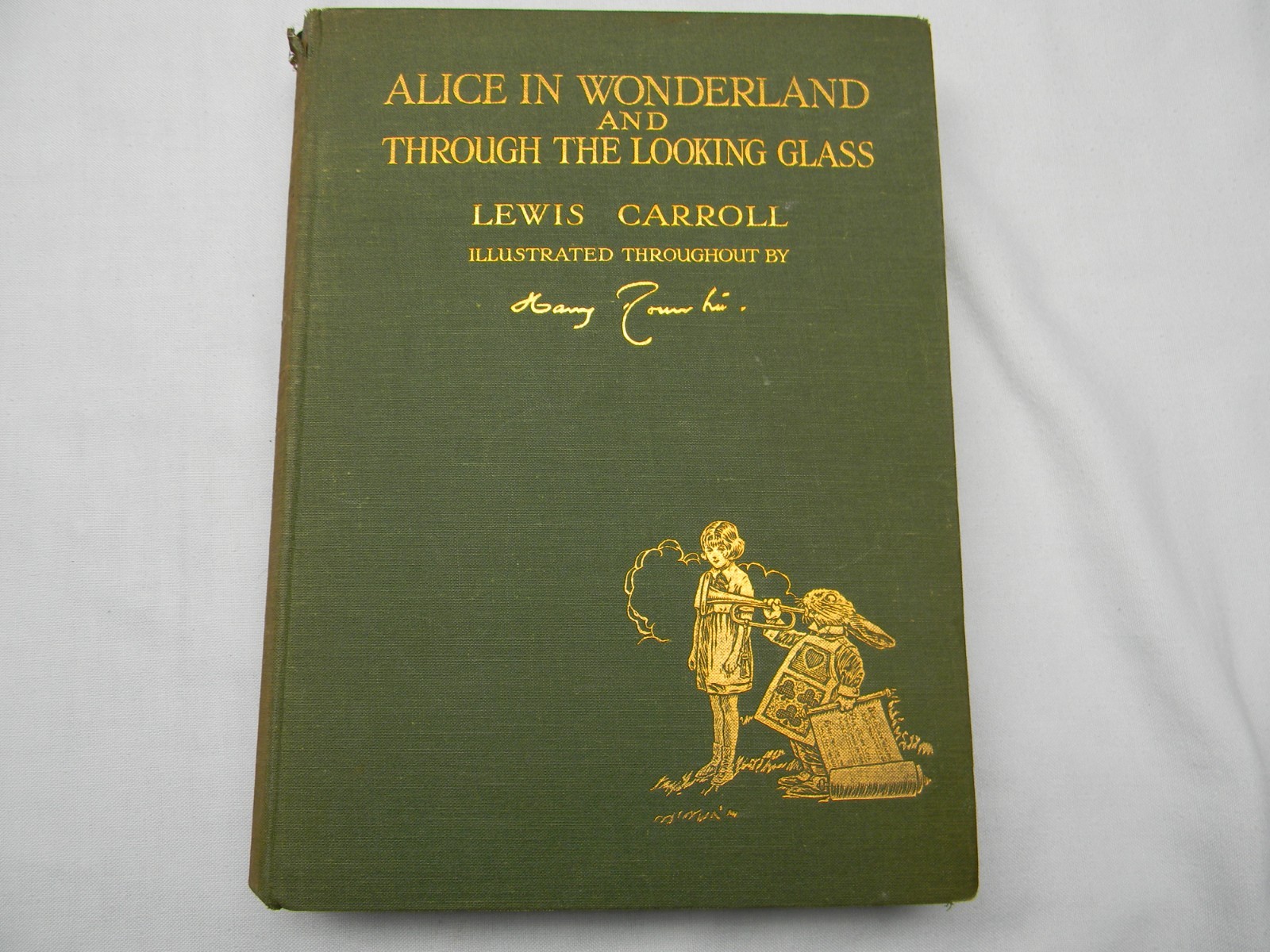 Alice in Wonderland and Through the Looking Glass by Lewis Carroll, FREE SHIPPIN