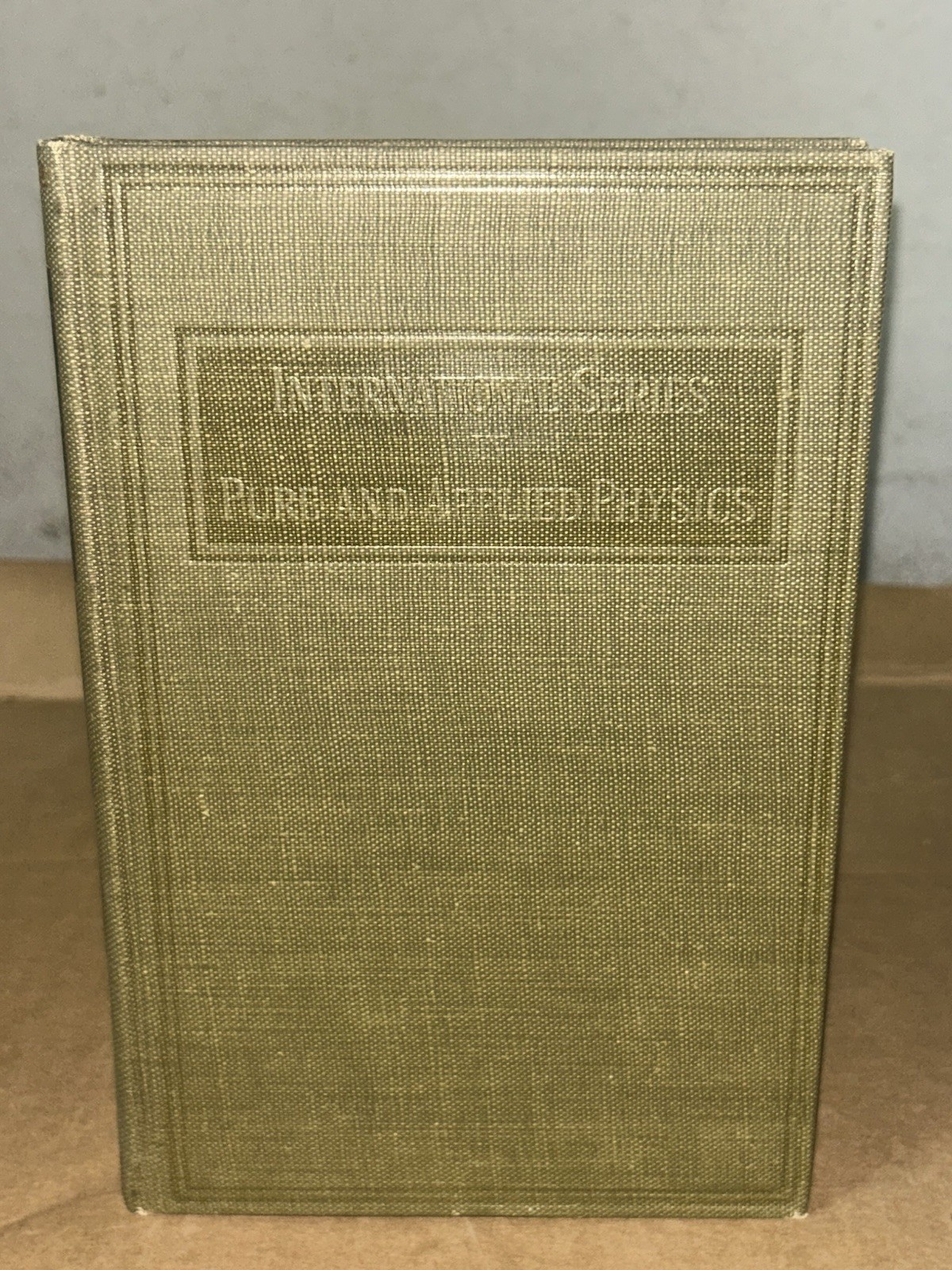 1955 Quantum Mechanics By Leonard I. Schiff 2nd Edition 1st Printing Hardcover