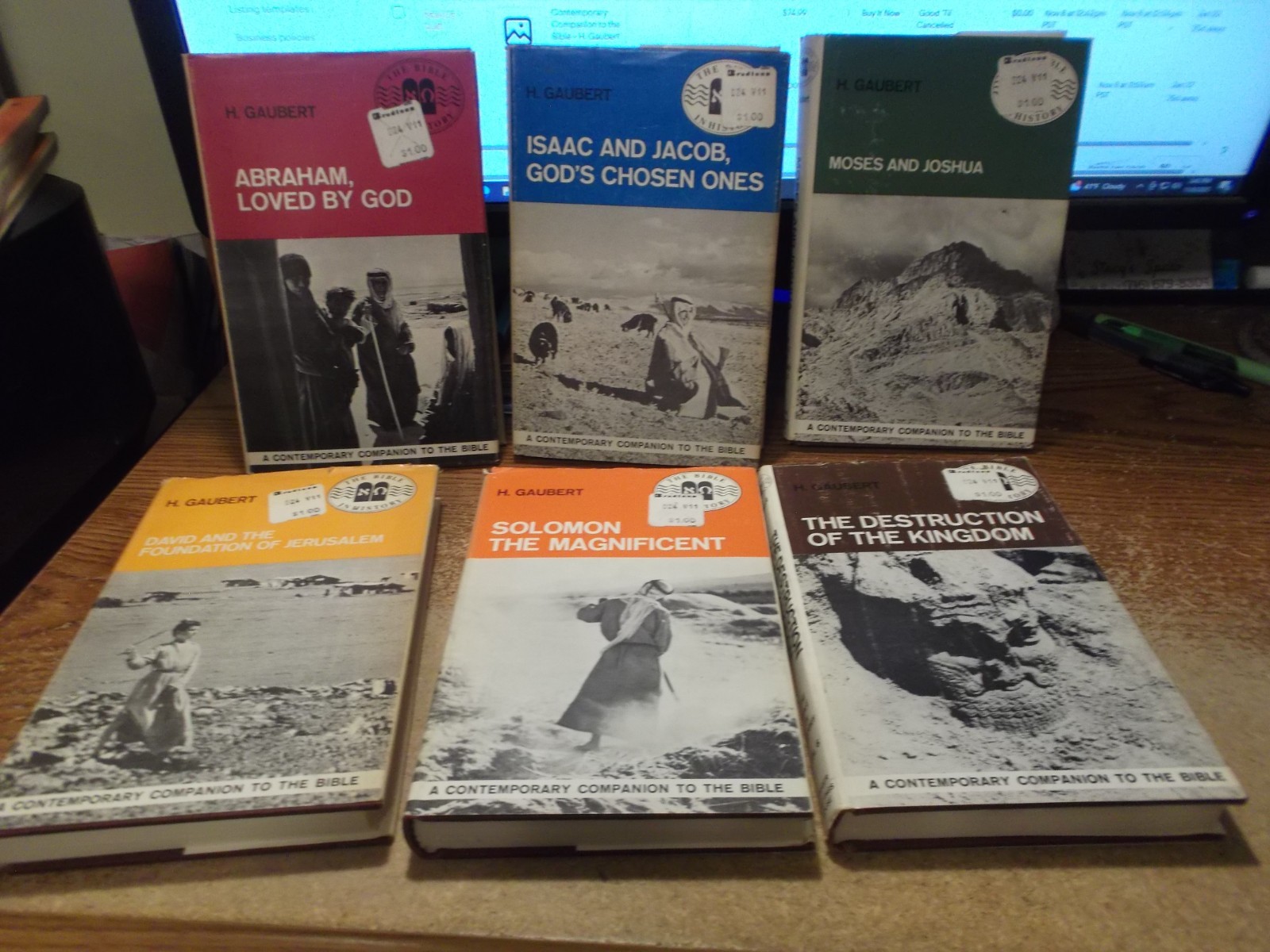 Contemporary Companion to the Bible – H. Gaubert – 6 Volume Set – HC/DJ – 1969