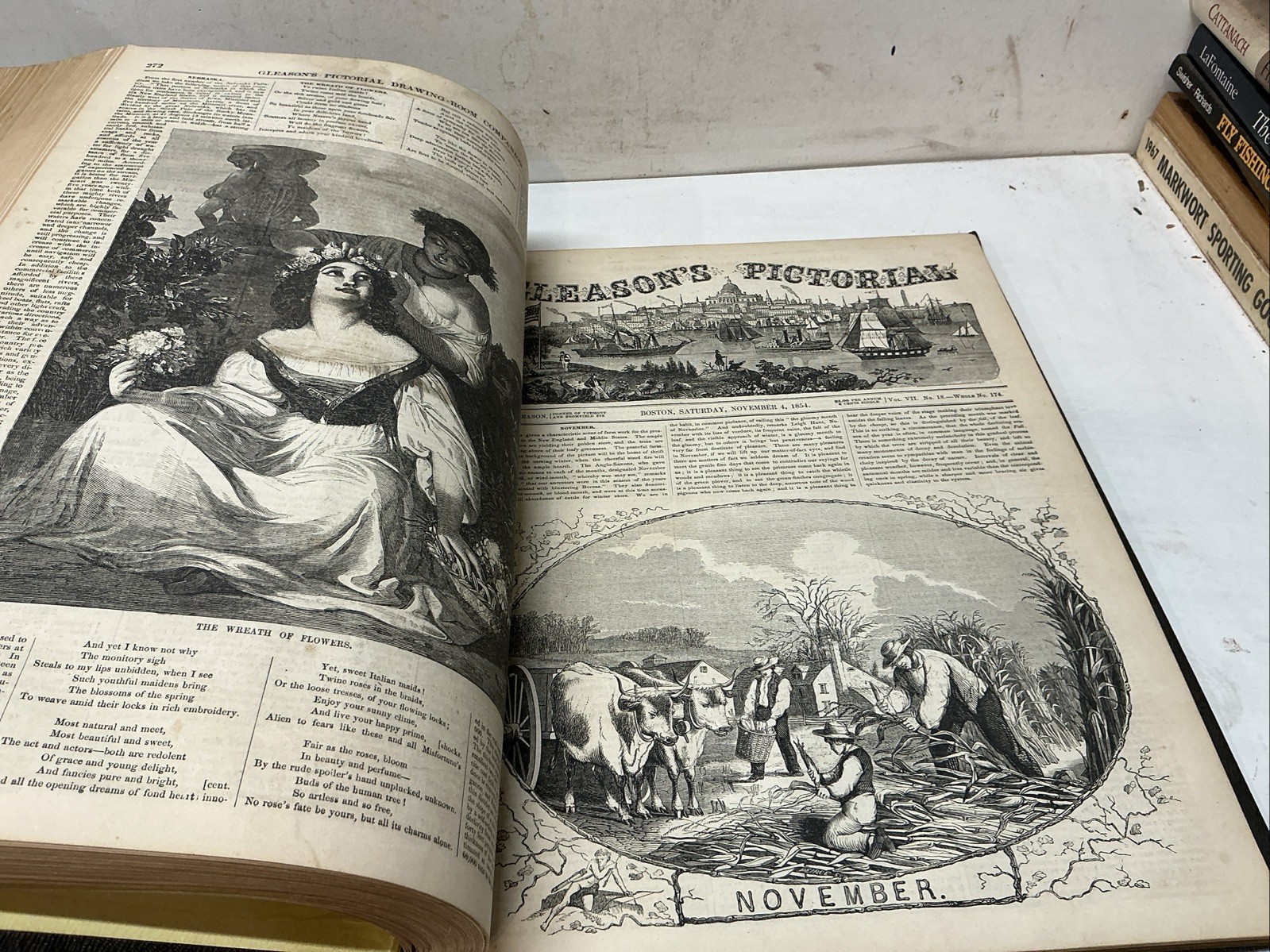1854 Vol VII July-Dec Gleason’s Pictorial Drawing Room Companion