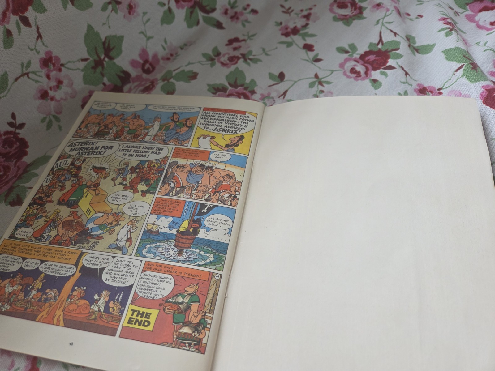 Retro ‘Asterix At The Olympic Games’ By Goscinny & Userzo Paperback Book 1981