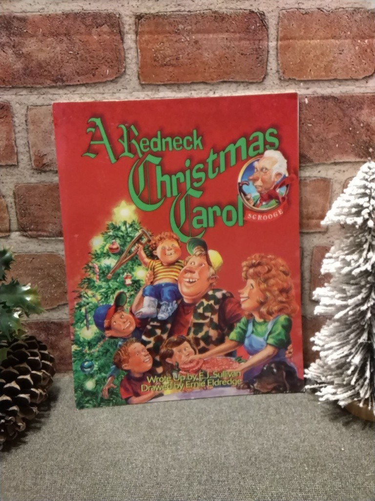 Vtg 1997 1st Issue ” A Redneck Christmas Carol ” Scrooge Christmas Book NEW!